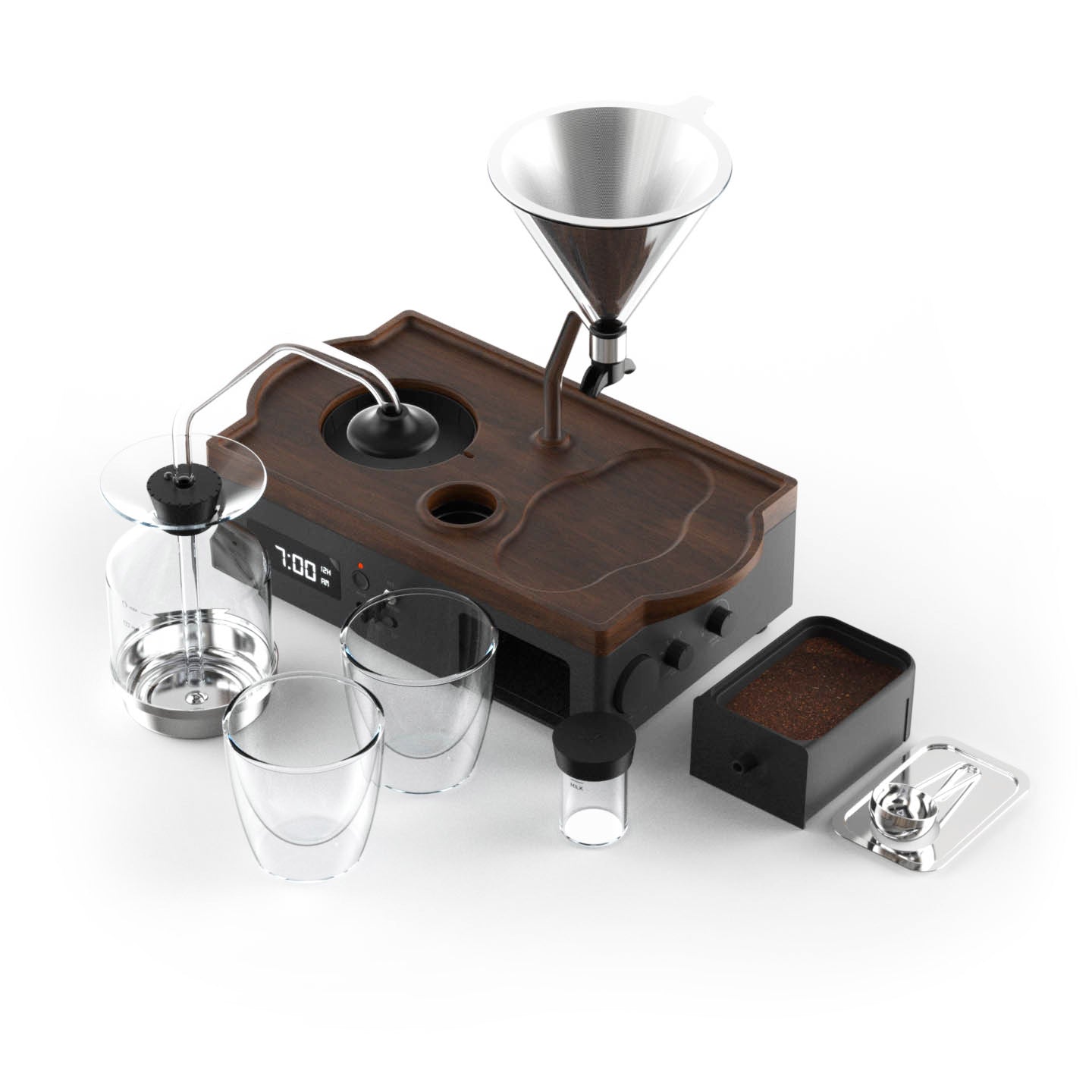 Barisieur™ Grande: Coffee & Tea Alarm Clock
